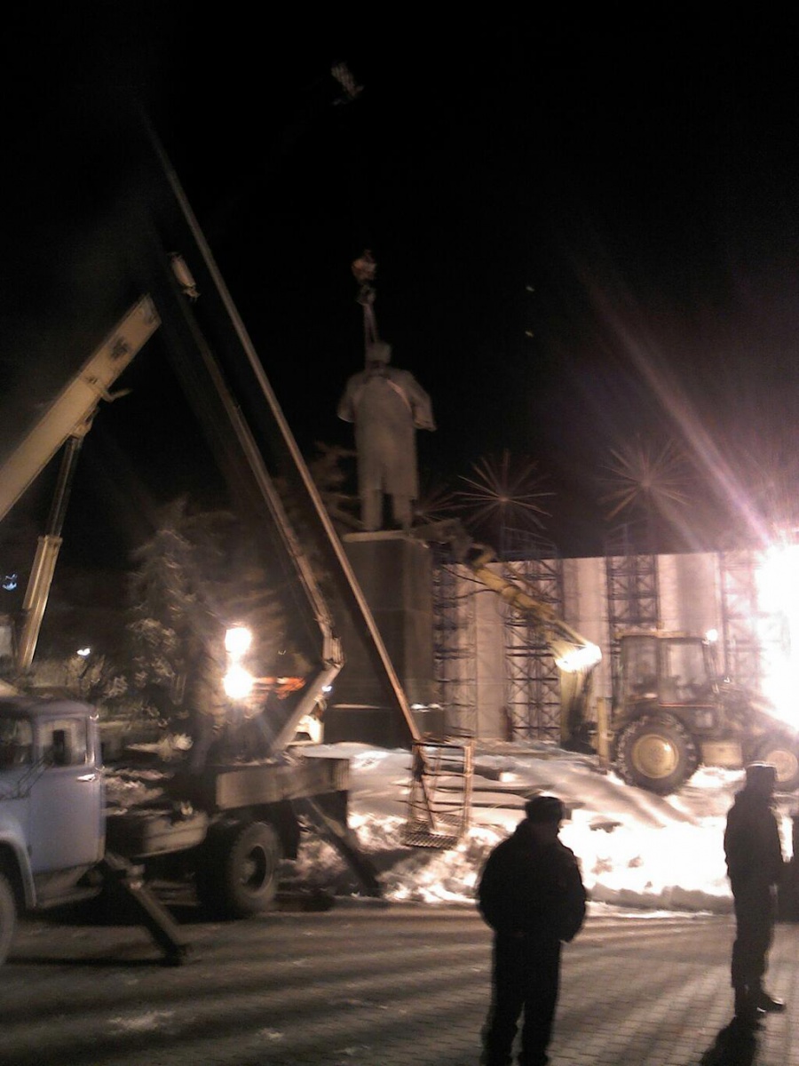 снос памятника ленину в белгороде